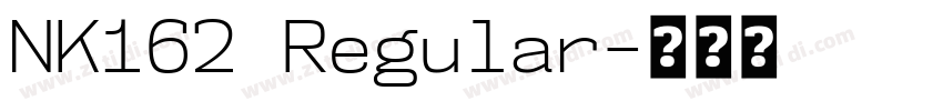 NK162 Regular字体转换